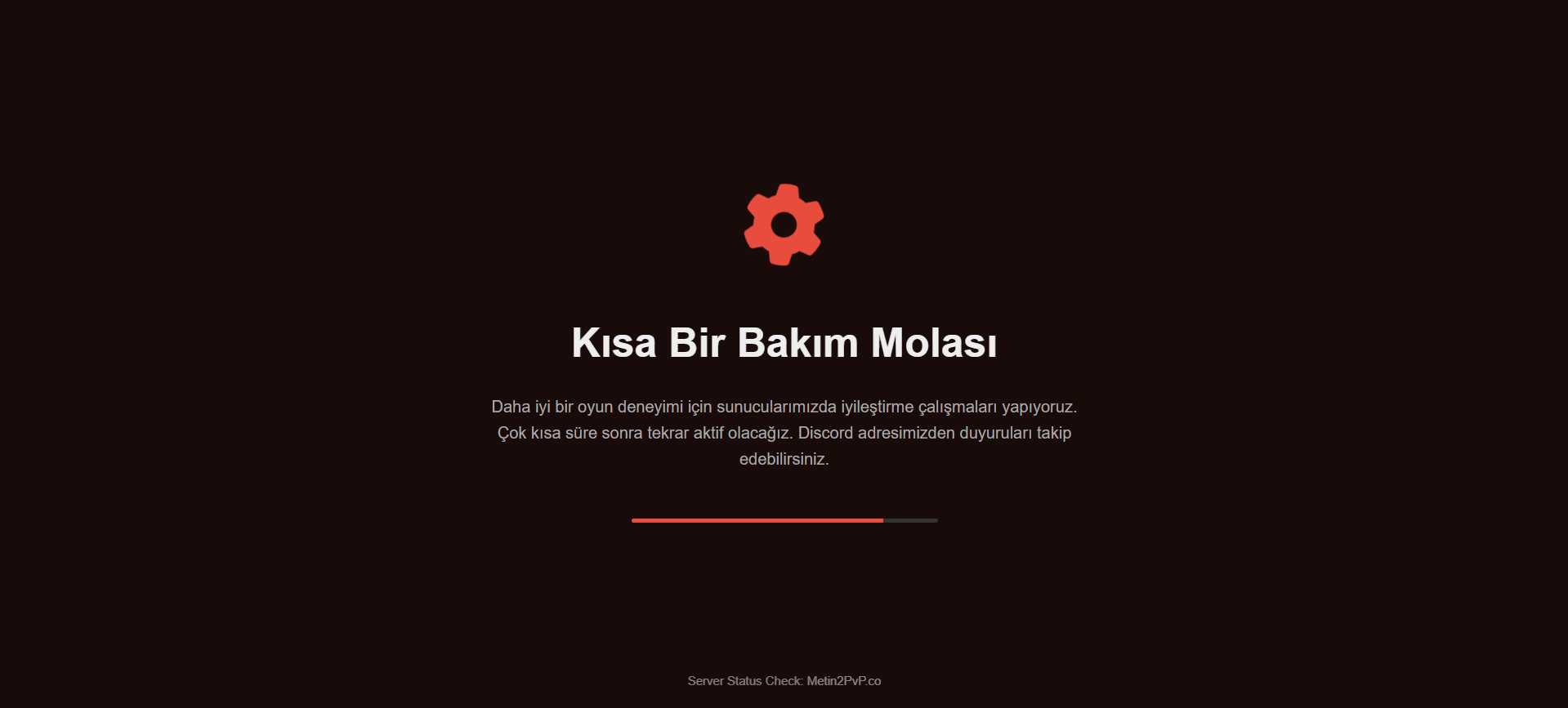 [HTML] Serverınız Bakıma Girdiğinde Oyuncu Kaybetmeyin! Profesyonel Bakım İndexi